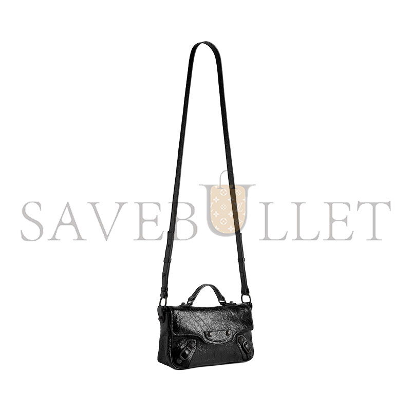 Ba1en*iaga THE LE CITY NANO FLAP BAG 8658572ABEK1000 (19.5*17*12cm)